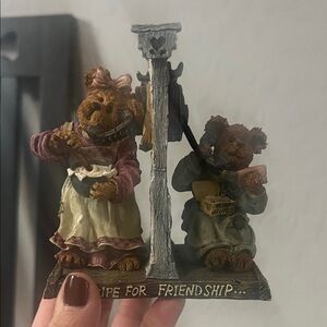Boyd Bears Charming Bear Figurine with Recipe Theme